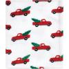 image:imageHudson Baby Unisex Baby Silky Plush and Coral Fleece Blanket Girl Farm Animals 30x36 inchesChristmas Tree Truck