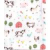 image:imageHudson Baby Unisex Baby Silky Plush and Coral Fleece Blanket Girl Farm Animals 30x36 inchesGirl Farm Animals