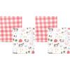image:imageHudson Baby Unisex Baby Silky Plush and Coral Fleece Blanket Girl Farm Animals 30x36 inchesGirl Farm Animals