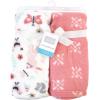 image:imageHudson Baby Unisex Baby Silky Plush and Coral Fleece Blanket Girl Farm Animals 30x36 inchesSweet Bunny