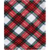 image:imageHudson Baby Unisex Baby Silky Plush and Coral Fleece Blanket Girl Farm Animals 30x36 inchesWhite Tartan