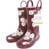 image:imageHudson Baby Unisex Baby and Toddler Rain BootsBurgundy Floral