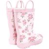 image:imageHudson Baby Unisex Baby and Toddler Rain BootsMauve Ditsy Rose