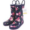 image:imageHudson Baby Unisex Baby and Toddler Rain BootsMidnight Pink Roses