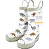 image:imageHudson Baby Unisex Baby and Toddler Rain BootsNeutral Sage Dinosaurs