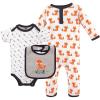 image:imageHudson Baby Gentlemens Cotton Bodysuit Romper amp Bib Set