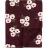 image:imageHudson Baby Infant Boy Plush Blanket with Furry Binding and Back Sports Fan One SizeBurgundy Floral