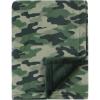 image:imageHudson Baby Infant Boy Plush Blanket with Furry Binding and Back Sports Fan One SizeCamo