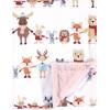 Girl Winter Woodland Friends