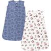 image:imageHudson Baby Infant Girl Thermal Sleeveless Sleeping Bag 2pk Soft Pink Sage RoseDusty Rose Floral