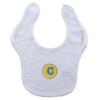 image:imageHudson Baby Personalized Initial Bib C Boy BlueYellow