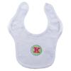 image:imageHudson Baby Personalized Initial Bib K Girl PinkGreen