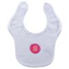 image:imageHudson Baby Personalized Initial Bib S Girl PinkPink