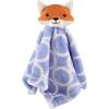 image:imageHudson Baby Unisex Baby Animal Face Security Blanket Bunny One SizeBlue Fox
