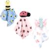 image:imageHudson Baby Unisex Baby Animal Face Security Blanket Bunny One SizeButterfly 3pack