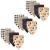 image:imageHudson Baby Unisex Baby Cotton Bandana Bibs Boho Flower One SizeWoodland Creatures 12pack