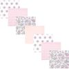image:imageHudson Baby Unisex Baby Cotton Polyester Flannel Receiving Blankets BundlePink Mint Floral