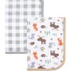 image:imageHudson Baby Unisex Baby Cotton Swaddle Blankets Whale One SizeWoodland