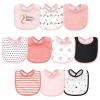 image:imageHudson Baby Unisex Baby Cotton and Polyester Bibs Moon And Back One SizeIm So Fancy Unicorn
