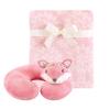 image:imageHudson Baby Unisex Baby Neck Pillow and Plush Blanket Set Miss Fox One Size