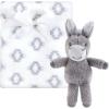 image:imageHudson Baby Unisex Baby Plush Blanket with Toy Blue Whale One SizeSnuggly Donkey