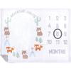 image:imageHudson Baby Unisex Baby Plush Holiday and Milestone Blanket Girl Adventure Awaits One SizeAdventure Awaits