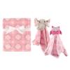 Girl Elephant/Pink Owl