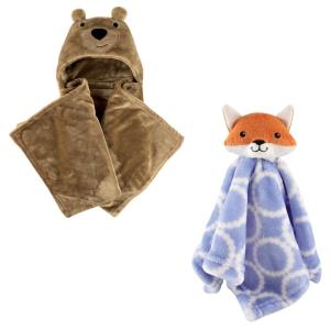 image:imageHooded Blanket amp Security BlanketBearBlue Fox