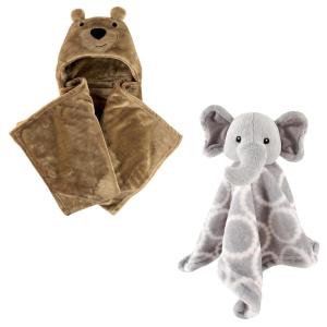 image:imageHooded Blanket amp Security BlanketBearGray Elephant