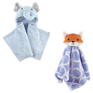 image:imageHooded Blanket amp Security BlanketBlue ElephantBlue Fox