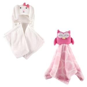 image:imageHooded Blanket amp Security BlanketBunnyPink Owl