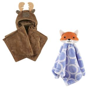 image:imageHooded Blanket amp Security BlanketMooseBlue Fox