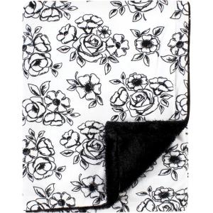 image:imageHudson Baby Infant Boy Plush Blanket with Furry Binding and Back Sports Fan One SizeBlack Toile