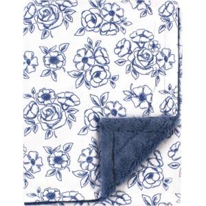 image:imageHudson Baby Infant Boy Plush Blanket with Furry Binding and Back Sports Fan One SizeBlue Toile