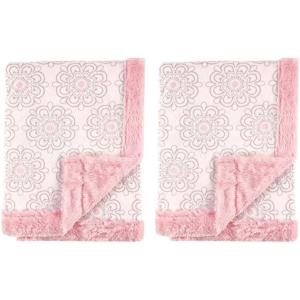image:imageHudson Baby Infant Boy Plush Blanket with Furry Binding and Back Sports Fan One SizeModern Floral