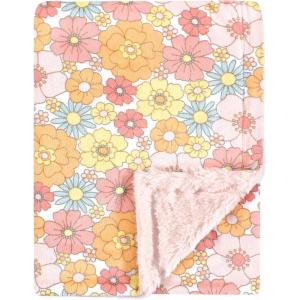 image:imageHudson Baby Infant Boy Plush Blanket with Furry Binding and Back Sports Fan One SizePeace Love Flowers