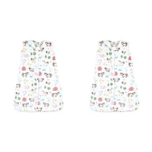 image:imageHudson Baby Infant Girl Plush Sleeping Bag Sack Blanket 2pk Basic Pink Floral 612 MonthsGirl Farm Animals