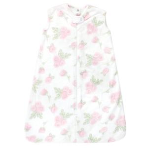 image:imageHudson Baby Infant Girl Plush Sleeping Bag Sack Blanket 2pk Basic Pink Floral 612 MonthsRose