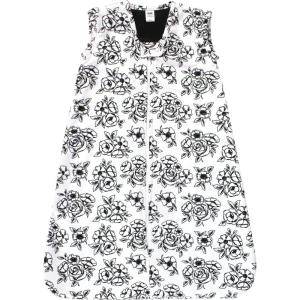 image:imageHudson Baby Infant Girls Long Sleeve Plush Faux Fur Sleeping Bag Wearable BlanketBlack Toile