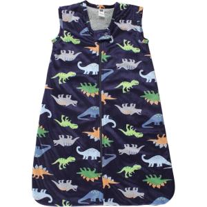 image:imageHudson Baby Infant Girls Long Sleeve Plush Faux Fur Sleeping Bag Wearable BlanketDinosaurs