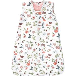 image:imageHudson Baby Infant Girls Long Sleeve Plush Faux Fur Sleeping Bag Wearable BlanketHummingbird Garden