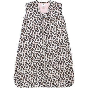 image:imageHudson Baby Infant Girls Long Sleeve Plush Faux Fur Sleeping Bag Wearable BlanketLeopard Pink