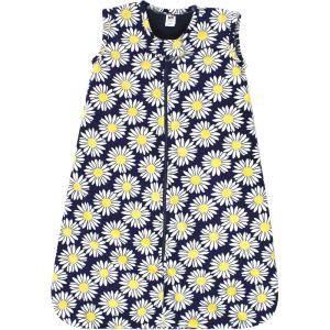 image:imageHudson Baby Infant Girls Long Sleeve Plush Faux Fur Sleeping Bag Wearable BlanketNavy Daisy