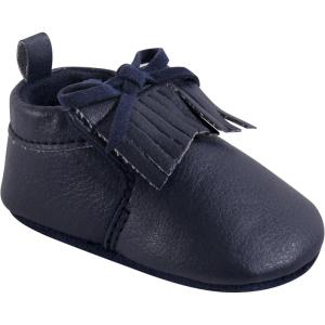 image:imageHudson Baby Moccasin Shoes Navy Moccasin 06 Months