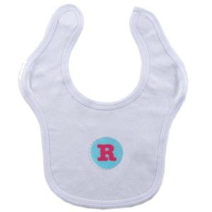 image:imageHudson Baby Personalized Initial Bib R Girl Pink