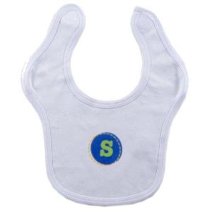 image:imageHudson Baby Personalized Initial Bib S Boy BlueGreen