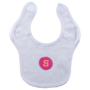 image:imageHudson Baby Personalized Initial Bib S Girl PinkPink