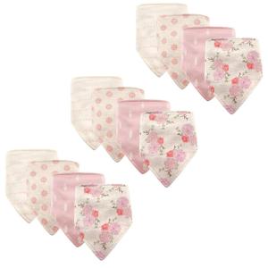 image:imageHudson Baby Unisex Baby Cotton Bandana Bibs Boho Flower One SizeBoho Floral 12pack