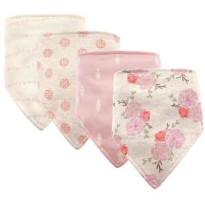 image:imageHudson Baby Unisex Baby Cotton Bandana Bibs Boho Flower One SizeBoho Flower