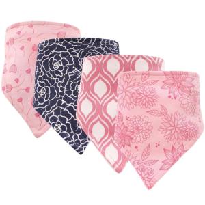 image:imageHudson Baby Unisex Baby Cotton Bandana Bibs Boho Flower One SizeModern Floral
